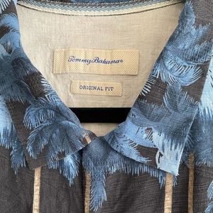 Men’s Tommy Bahama Silk Short Sleeve Print Shirts 2 shirt bundle Blue XL